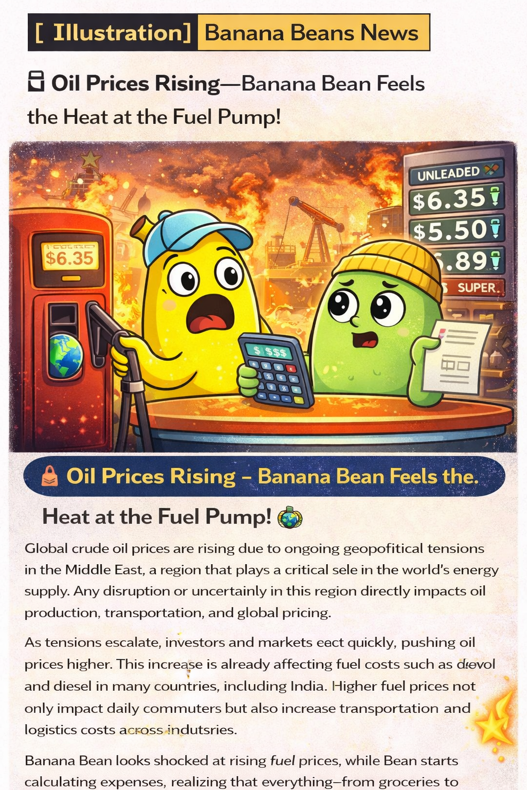 Fuel Costs Climbing — The Impact Hits Daily Life