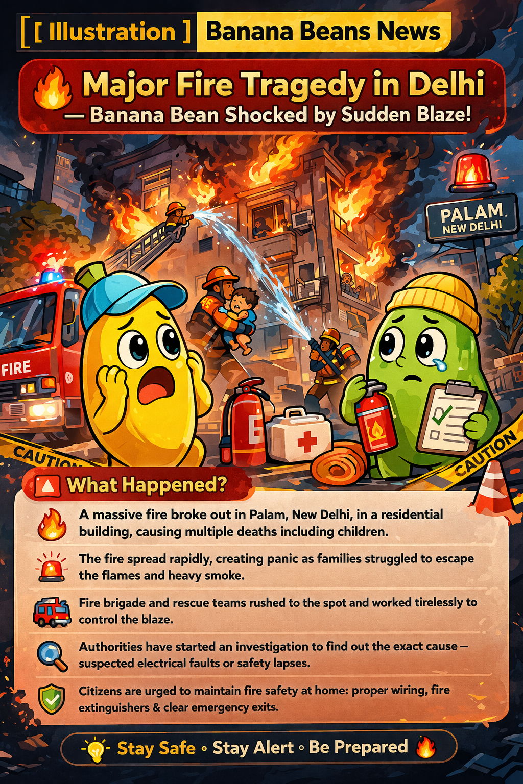 Delhi Fire Tragedy — A Wake-Up Call for Safety