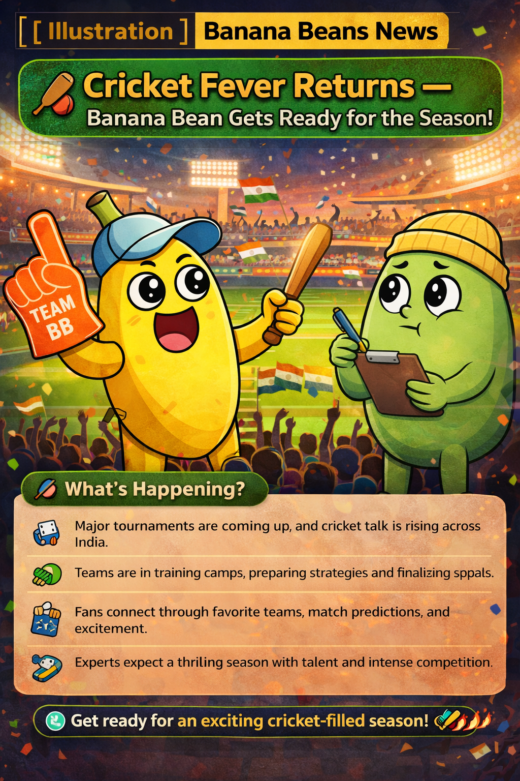 Cricket Season Buzz Begins