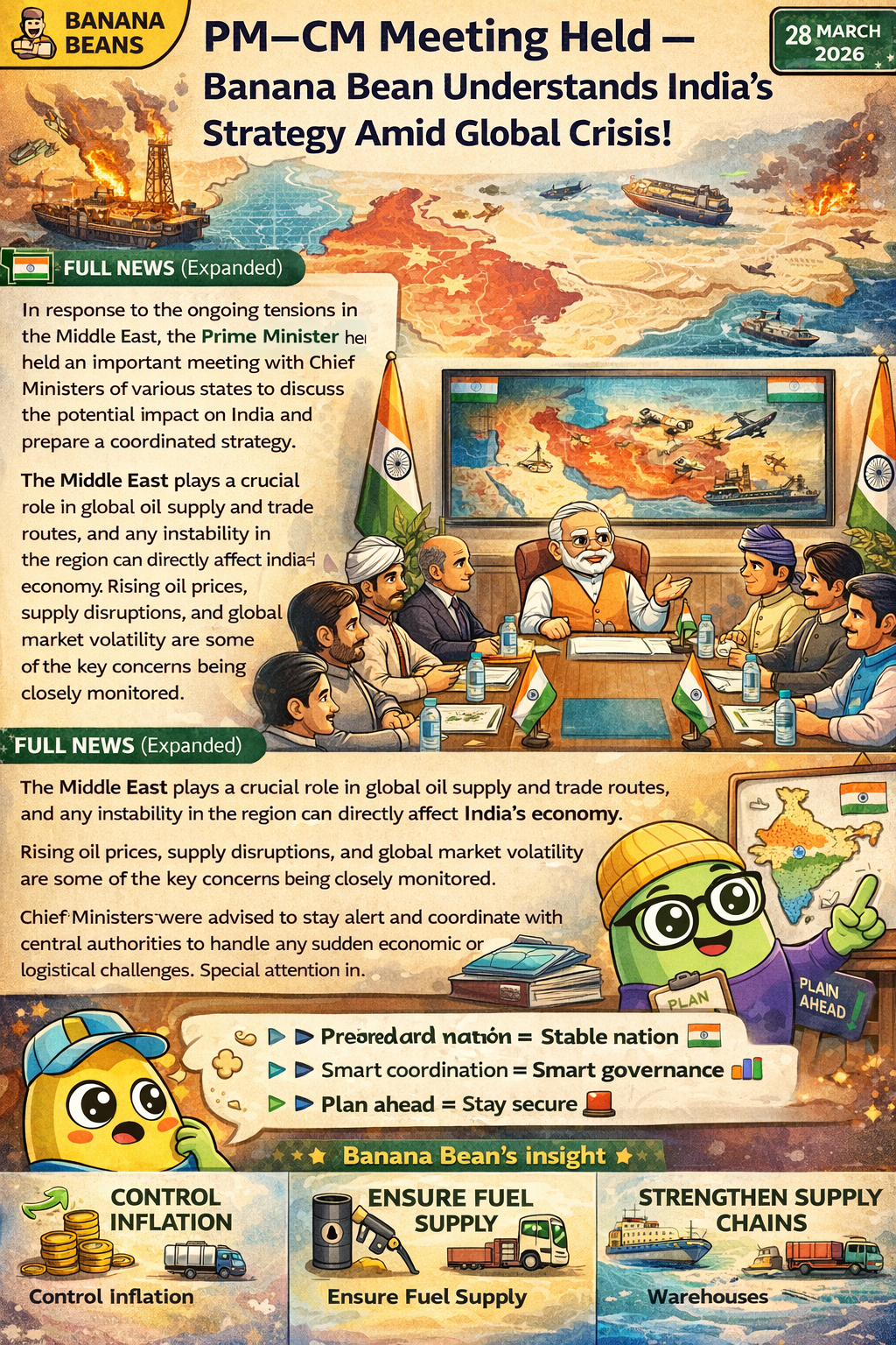 CM Meeting Held — BIndia’s Strategy Amid Global Crisis!