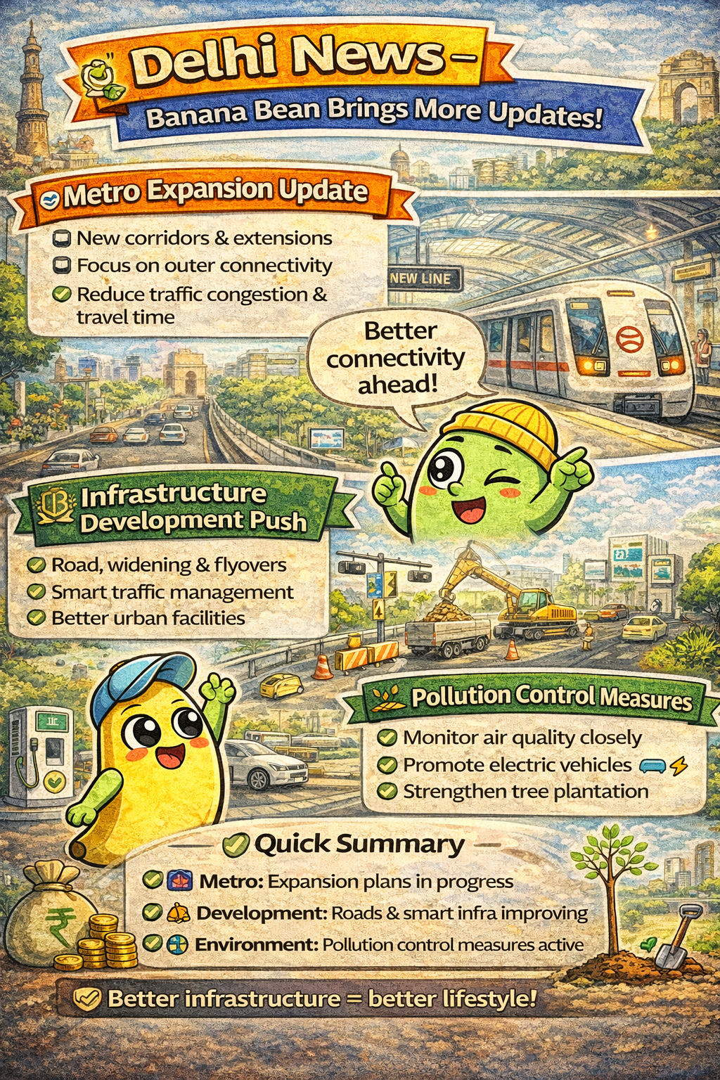 Delhi is continuing to strengthen its public transport system with new developments in the Delhi Metro network.
